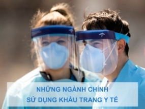 Những ngành nào sử dụng  khẩu trang y tế