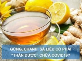 Gừng, chanh, sả có phải 'thần dược' trị Covid-19?