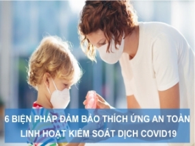 6 biện pháp đảm bảo thích ứng an toàn, linh hoạt, kiểm soát hiệu quả dịch COVID-19