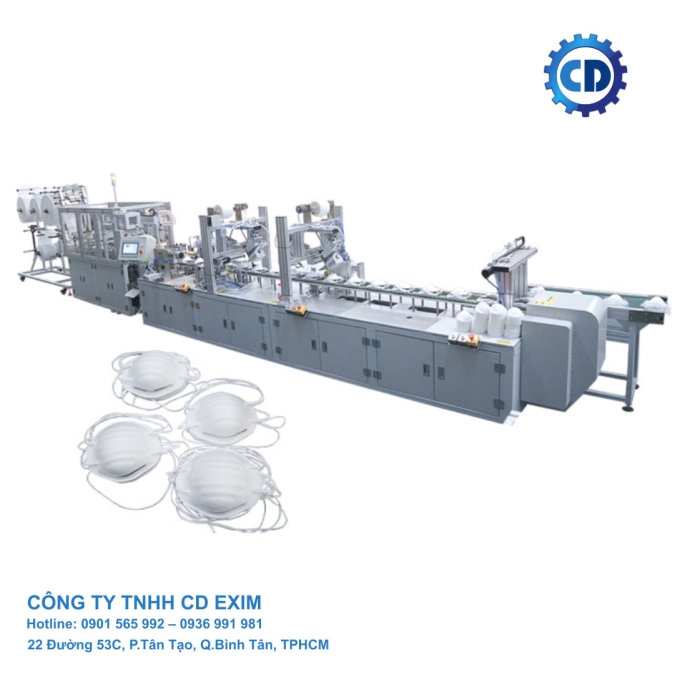 Dây chuyền sản xuất khẩu trang cao cấp 3M