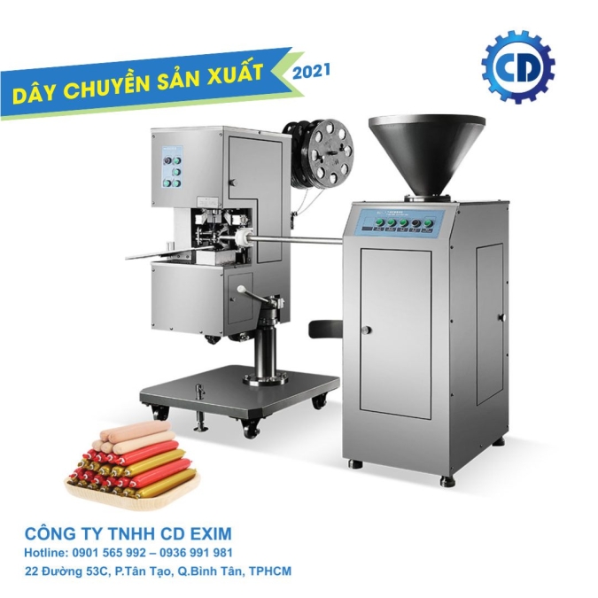 dây chuyền đóng gói xúc xích