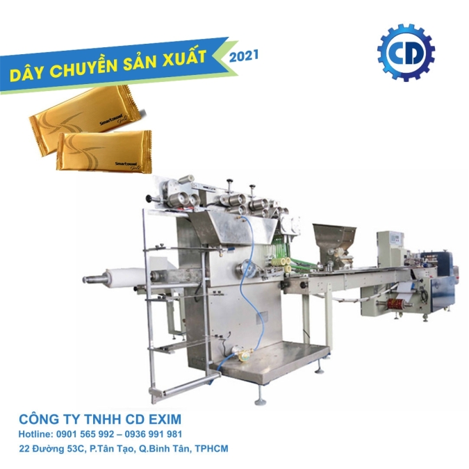 Dây chuyền sản xuất khăn ướt